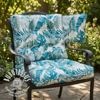 Tissu déco OUTDOOR Marquise blanc
