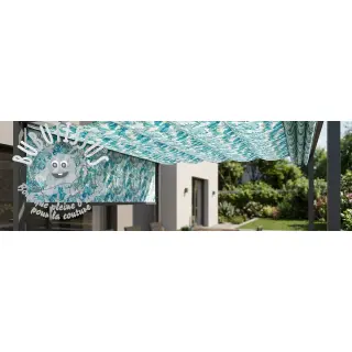 Tissu déco OUTDOOR Marquise blanc