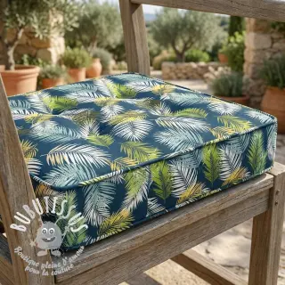Tissu déco OUTDOOR Hendaye marine
