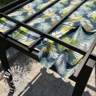 Tissu déco OUTDOOR Hendaye marine