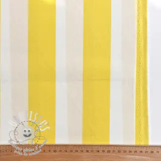 Tissu déco OUTDOOR PREMIUM Stripe yellow