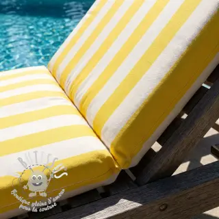 Tissu déco OUTDOOR PREMIUM Stripe yellow