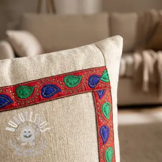 Jacquard Leaves red
