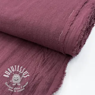 Lin lavé STONEWASHED PREMIUM bordeaux