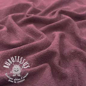 Lin lavé STONEWASHED PREMIUM bordeaux