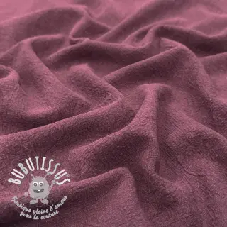Lin lavé STONEWASHED PREMIUM bordeaux