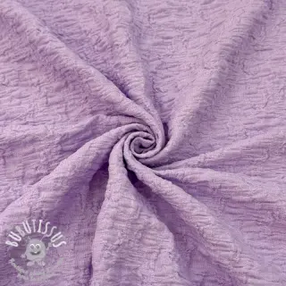 Tissu coton SMOGGED EMBROIDERY purple