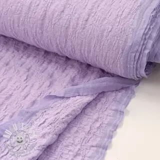 Tissu coton SMOGGED EMBROIDERY purple