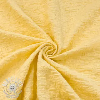 Tissu coton SMOGGED EMBROIDERY yellow