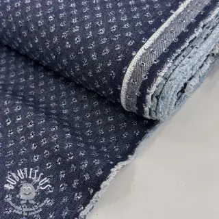 JEANS DENIM 6 OZ Small flakes dark blue
