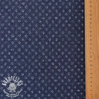 JEANS DENIM 6 OZ Small flakes dark blue