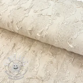 Tissu coton Lin JACQUARD RUFFLE