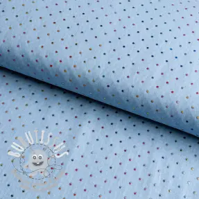 JEANS DENIM 3,8 OZ Drops Metallic light blue