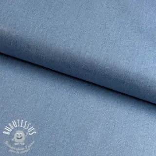JEANS DENIM 6 OZ STRETCH WASHED metallic blue silver