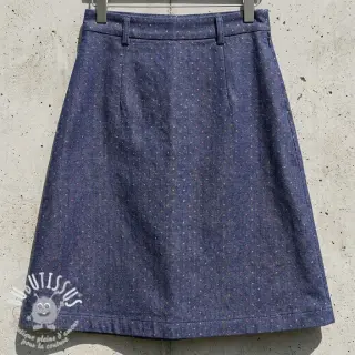 JEANS DENIM 3,8 OZ Drops Metallic dark blue