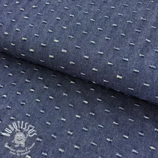 JEANS DENIM 6 OZ Small Holes blue