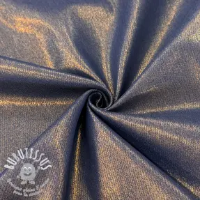 JEANS DENIM 8,5 OZ STRETCH WASHED metallic dark blue gold