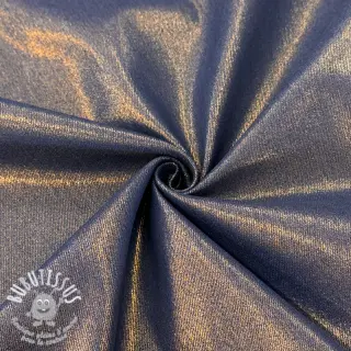 JEANS DENIM 8,5 OZ STRETCH WASHED metallic dark blue gold