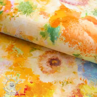 Viscose lin Impressionist