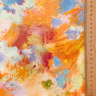 Viscose lin Impressionist