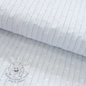 Tissu coton EMBROIDERY Flowstripe