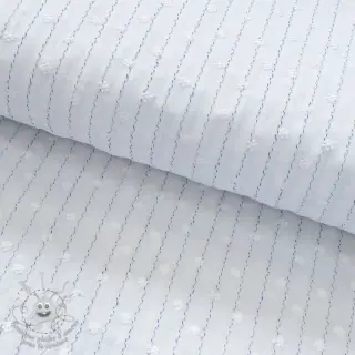 Tissu coton EMBROIDERY Flowstripe