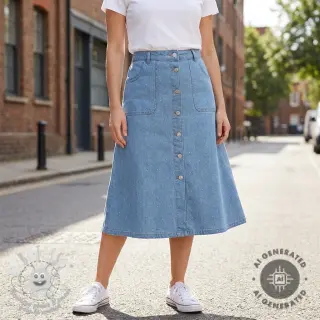 JEANS DENIM Fabulous Drops light blue