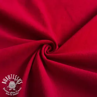 Tissu velours cotelé 21 W WASHED STRETCH dark red
