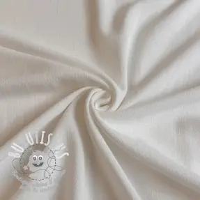 Viscose lin WASHED off white