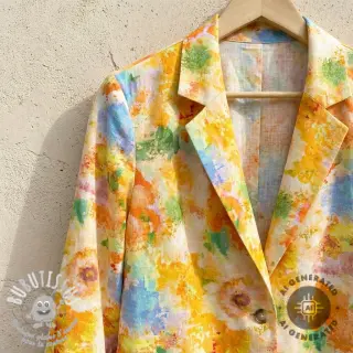 Viscose lin Impressionist