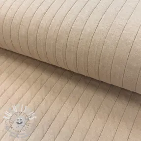 Jersey QUILT Stripe sand