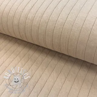 Jersey QUILT Stripe sand