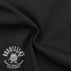 Tissu tricot BABY KNIT black