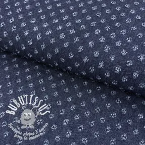 JEANS DENIM 6 OZ Big flakes dark blue