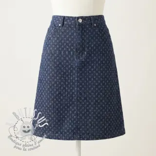 JEANS DENIM 6 OZ Big flakes dark blue