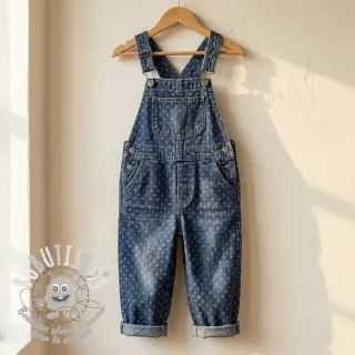 JEANS DENIM 6 OZ Big flakes dark blue