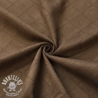 SUEDE SCUBA Diamond chocolate brown