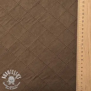SUEDE SCUBA Diamond chocolate brown