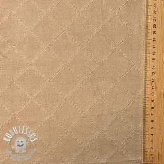 SUEDE SCUBA Diamond champagne