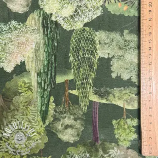 Tissu déco premium Wandering tree wood army digital print