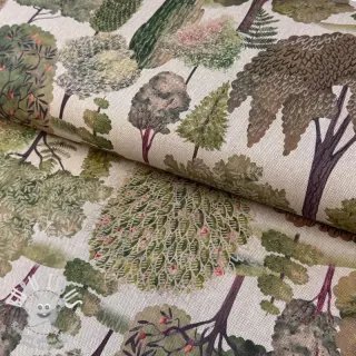 Tissu déco Linenlook Wandering tree wood digital print
