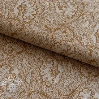 Tissu déco Linenlook Bloomy art craft yellow