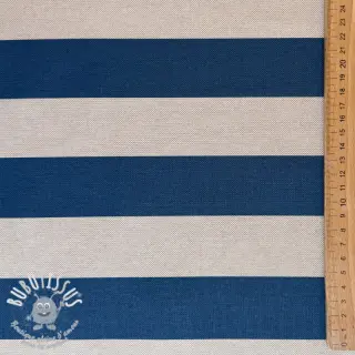 Tissu déco Linenlook Joyful basic stripe denim