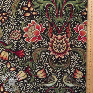 Tissu déco GOBELIN premium Ornate art craft black