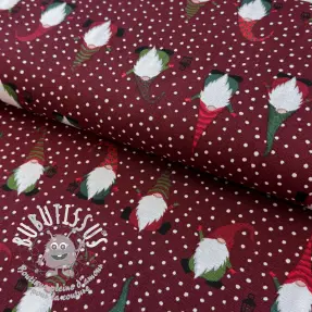 Tissu déco premium Jolly tomte wine