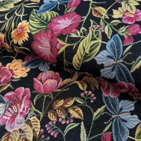 Tissu déco GOBELIN premium Vintage flower garden