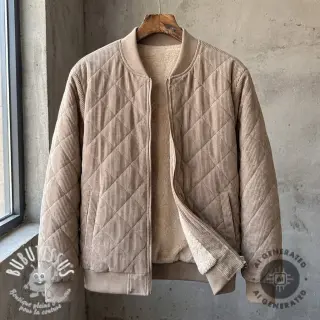 Tissu velours cotelé QUILT champagne