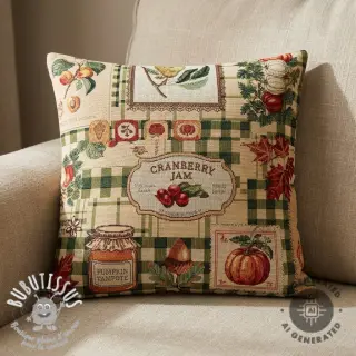 Tissu déco GOBELIN premium Cozy kitchen patch