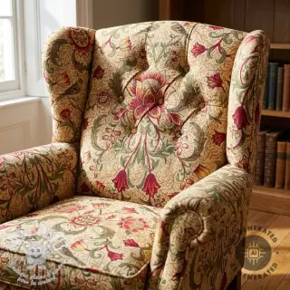 Tissu déco GOBELIN premium Ornate art craft beige