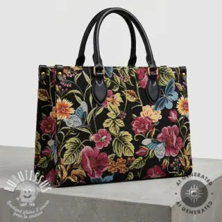 Tissu déco GOBELIN premium Vintage flower garden